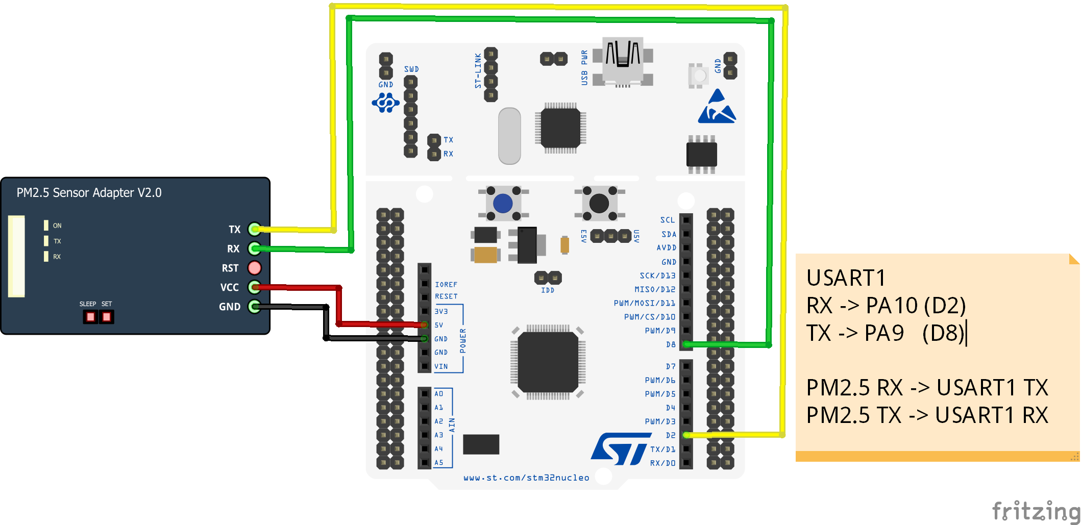 Branchement SEN0177